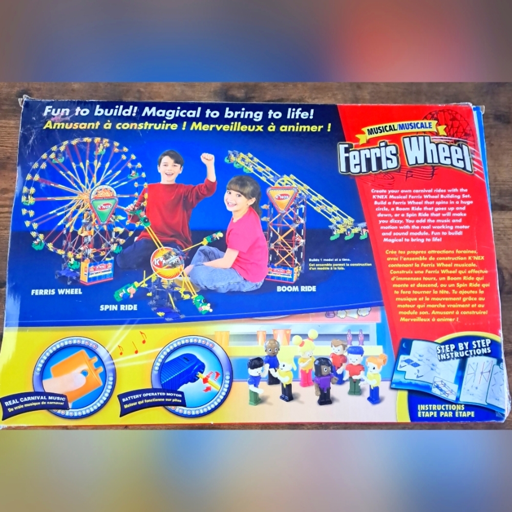Ferris Wheel Building Set - Multicolor  MISSING MUSIC BOX